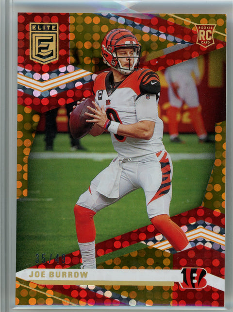 2020 Donruss Elite #201 Joe Burrow Gold /49