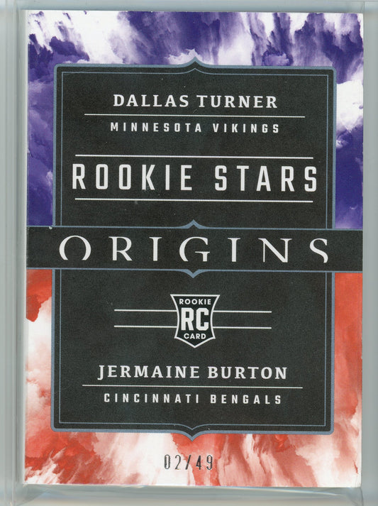 2024 Panini Origins #RDPS-10 Jermaine Burton Rookie Stars /49