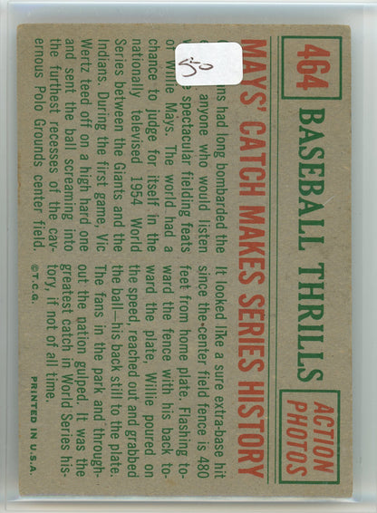 1959 Topps #464 Willie Mays