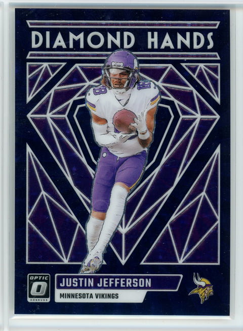 2023 Donruss Optic #DH-JJ Justin Jefferson Diamond Hands /25