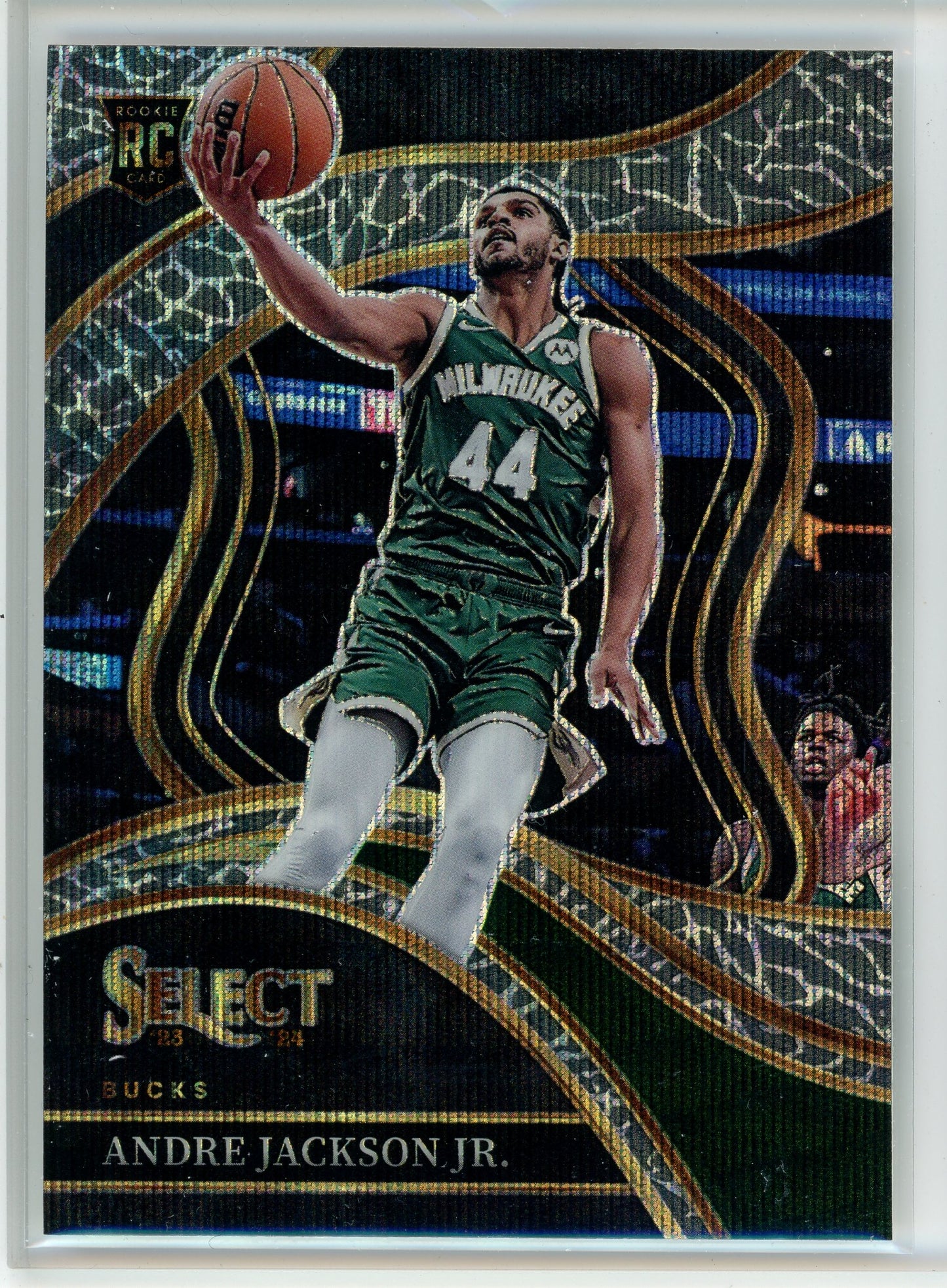 2023-24 Panini Select #291 Andre Jackson Jr. Elephant Prizm