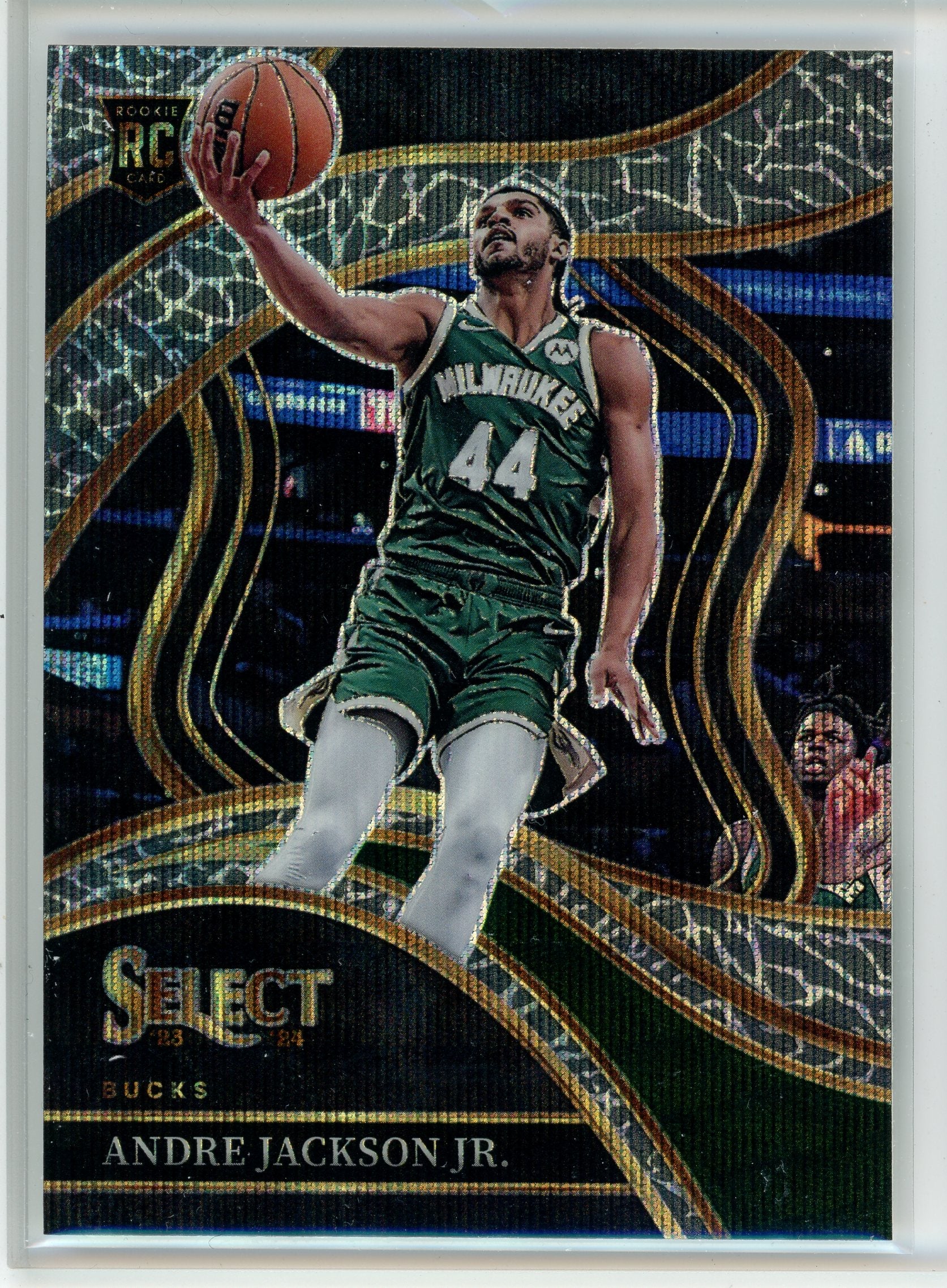 2023-24 Panini Select #291 Andre Jackson Jr. Elephant Prizm
