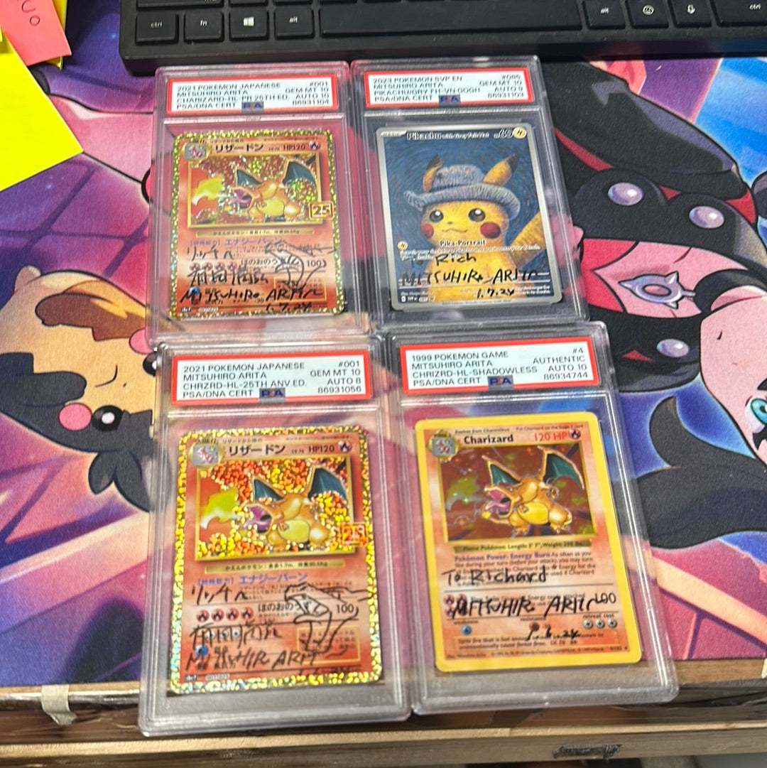 RICHARD KUO: グレーディング済みカード 4 枚 + 送料