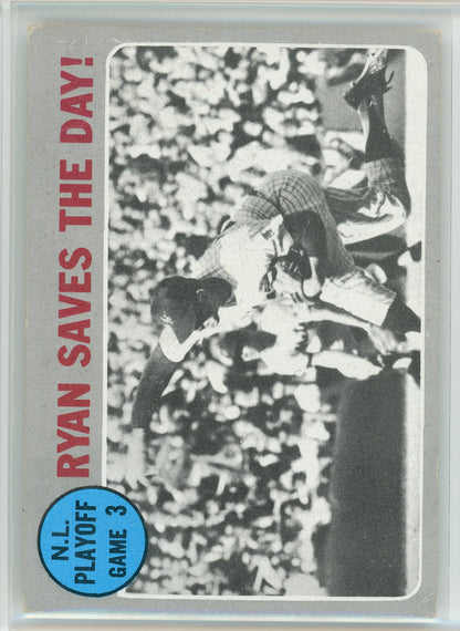 1970 Topps #197 N.L Playoff Game 3 - Ryan Saves the Day!