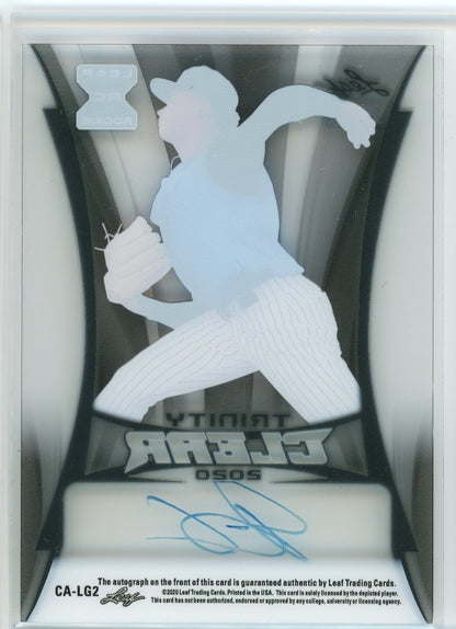 2020 Leaf #CA-LG2 Luis Gil Trinity Clear Auto Green /20