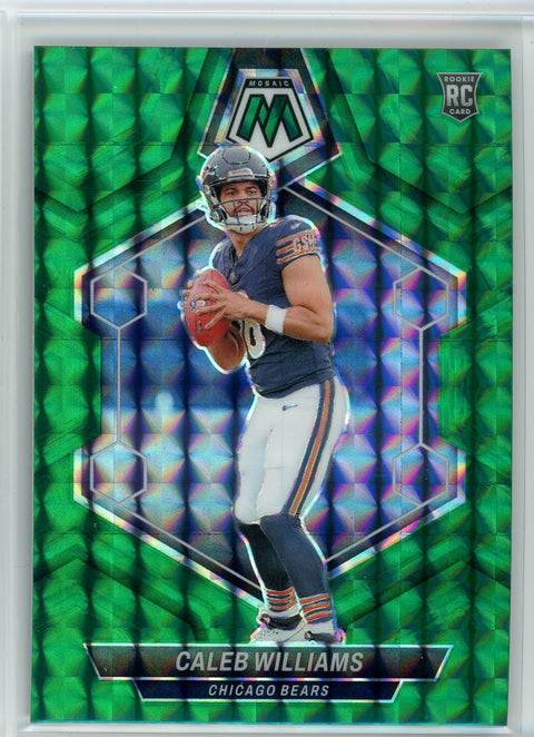 2024 Panini Mosaic #301 Caleb Williams Green Mosaic Prizm