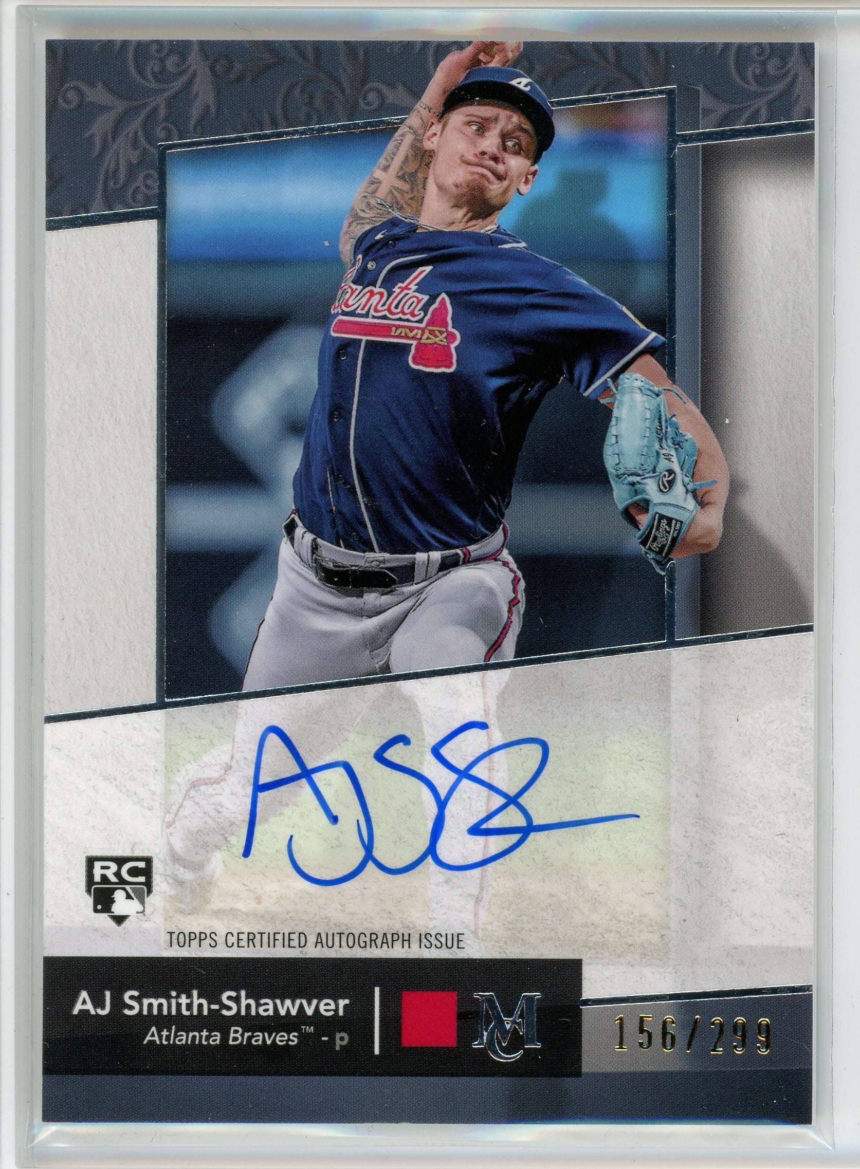 2024 Topps Museum Collection #AA-AS AJ Smith-Shawver Rookie Auto /299