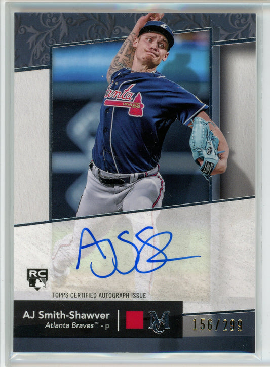 2024 Topps Museum Collection #AA-AS AJ Smith-Shawver Rookie Auto /299