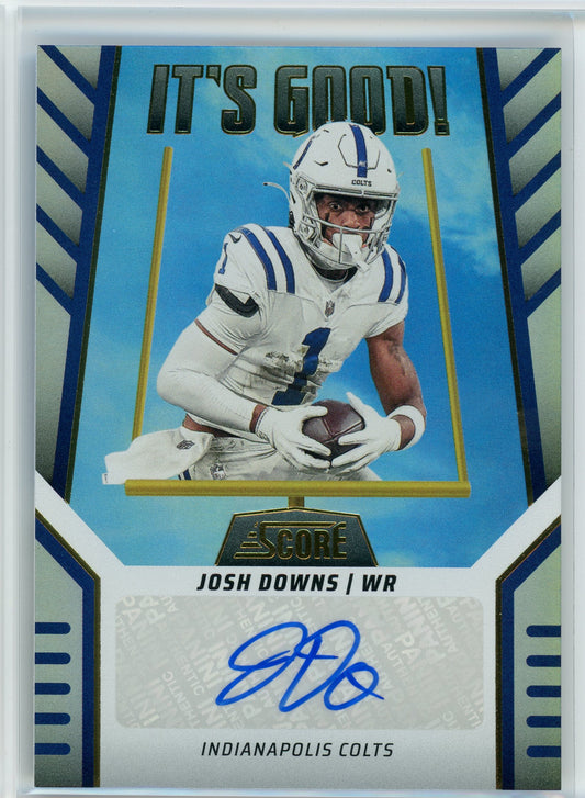 2024 Score #IG-JDS Josh Downs It's Good! Graphs