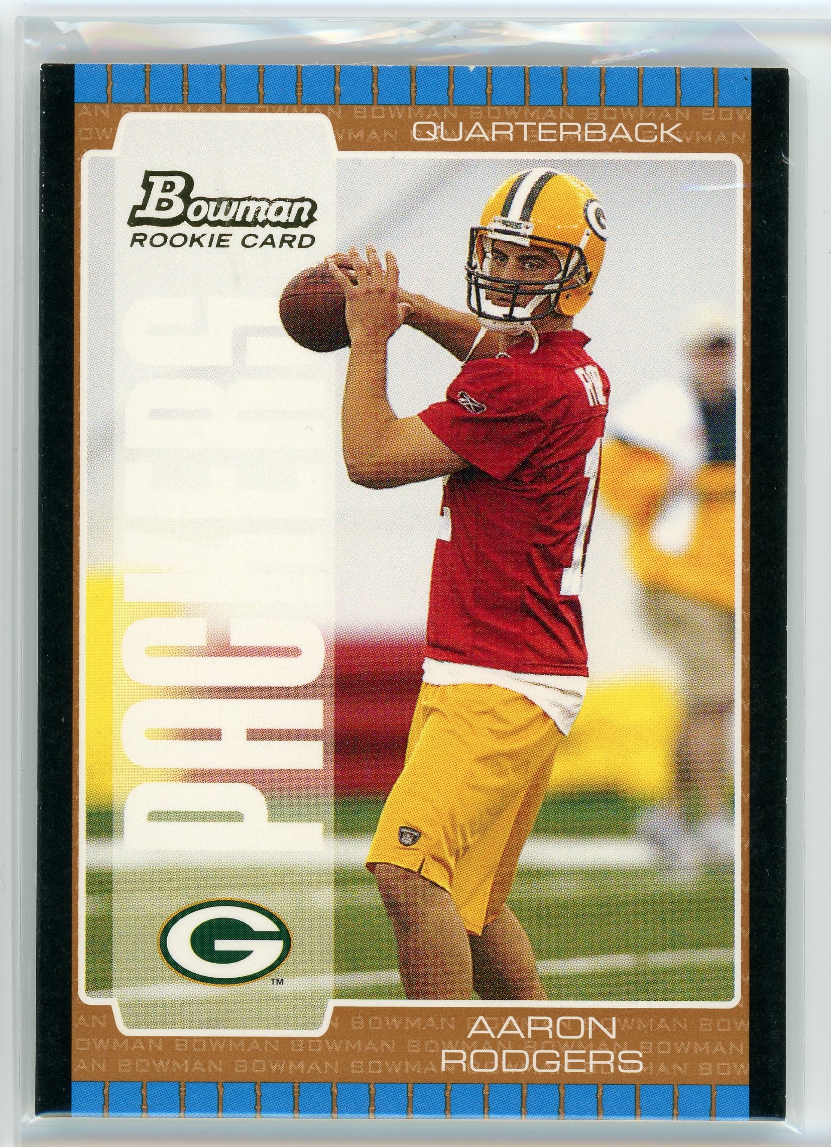 2005 Bowman #112 Aaron Rodgers Bronze