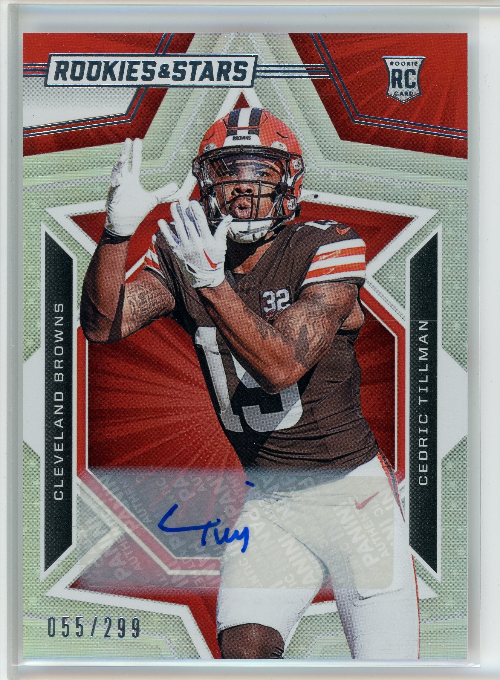 2023 Panini Rookies & Stars #116 Cedric Tillman Rookie Auto /299