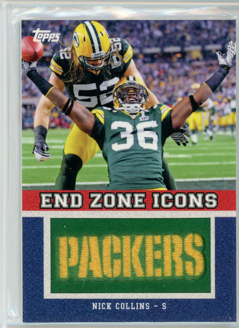 2011 Topps #EZI-2 Nick Collins End Zone Icons P