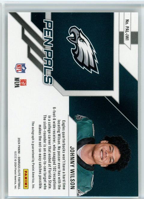 2024 Donruss Elite #PAL-JWI Johnny Wilson Pen Pals Rookie Auto