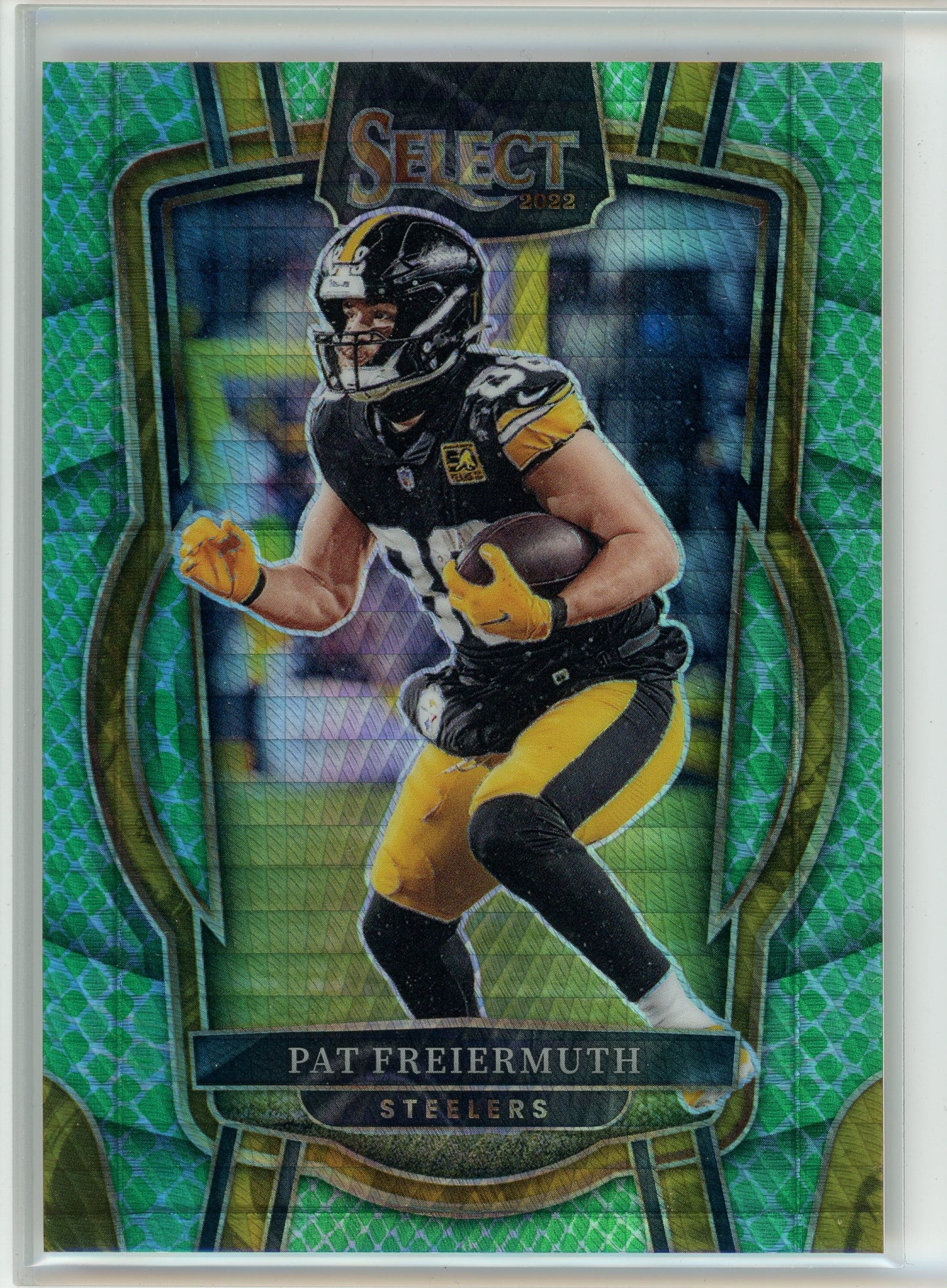 2022 Panini Select #217 Pat Freiermuth Dragon Scale Prizm #/89