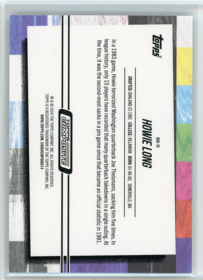 2024 Topps Composite #RSO-15 Howie Long Resurgence Sign-Off