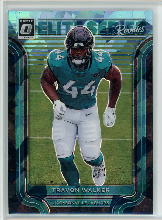 2022 Donruss Optic #ESR-19 Travon Walker Elite Series Cracked Ice /15