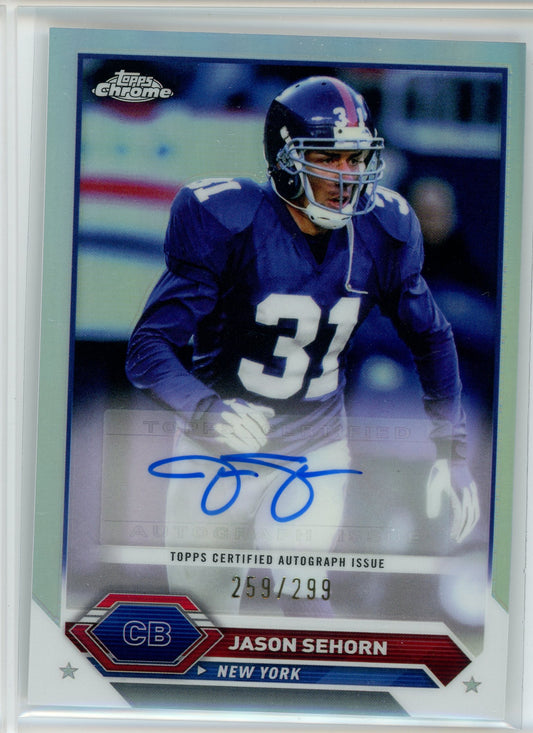 2024 Topps Composite Chrome #TCA-JSE Jason Sehorn Refractor Auto /299