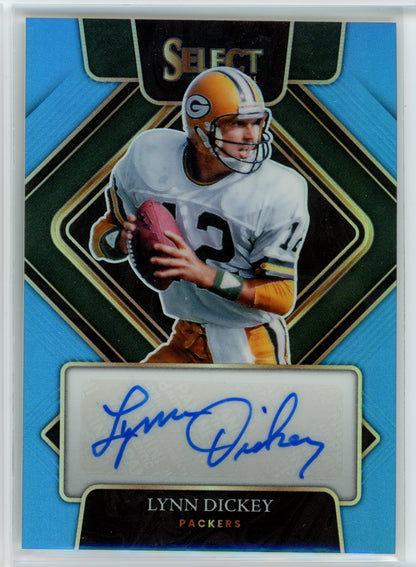 2021 Panini Select #SIP-LDI Lynn Dickey Light Blue Prizm Auto