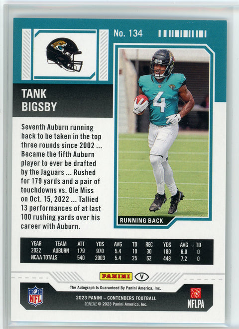 2023 Panini Contenders #134 Tank Bigsbey Midfield Ticket /50