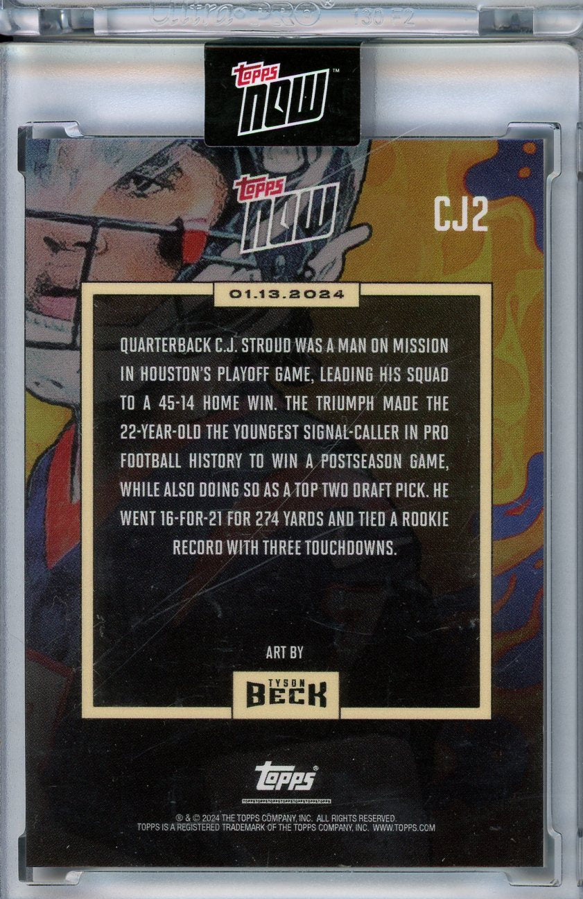 2024 Topps Now #CJ2 CJ Stroud