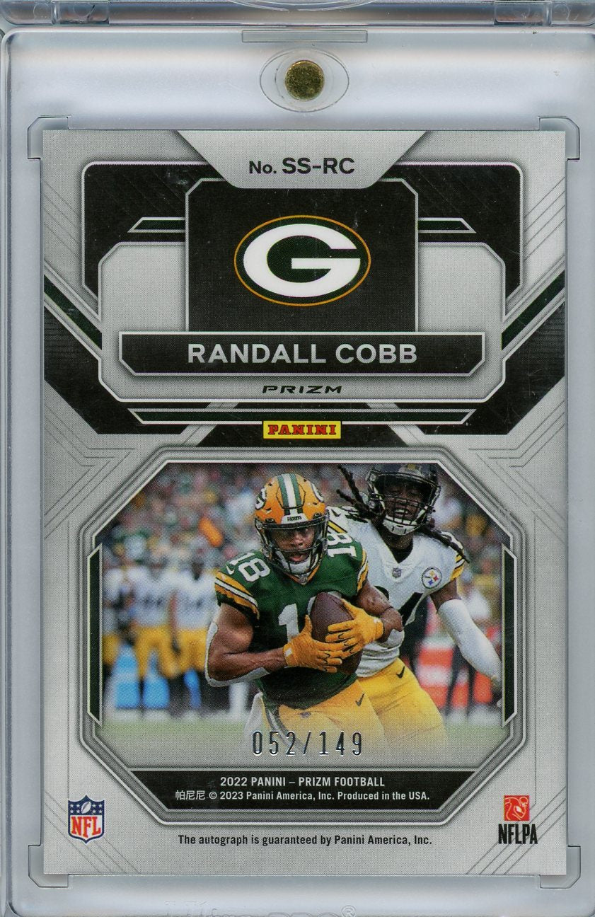 2022 Panini Prizm #SS-RC Randall Cobb Sensational Signature /149