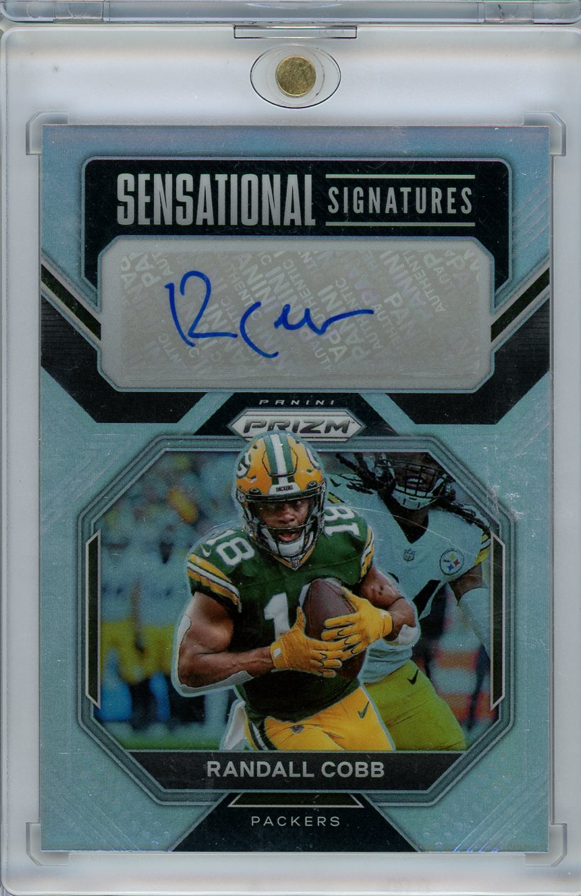 2022 Panini Prizm #SS-RC Randall Cobb Sensational Signature /149