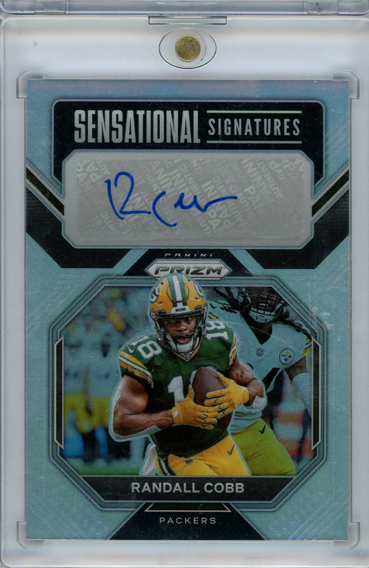 2022 Panini Prizm #SS-RC Randall Cobb Sensational Signature /149