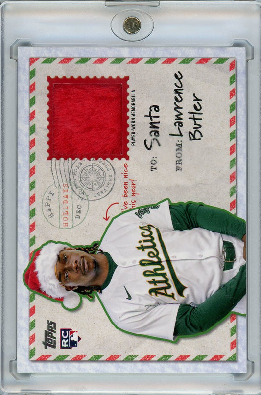 2024 Topps #HRC-LB Lawrence Butler Holiday Relic /75