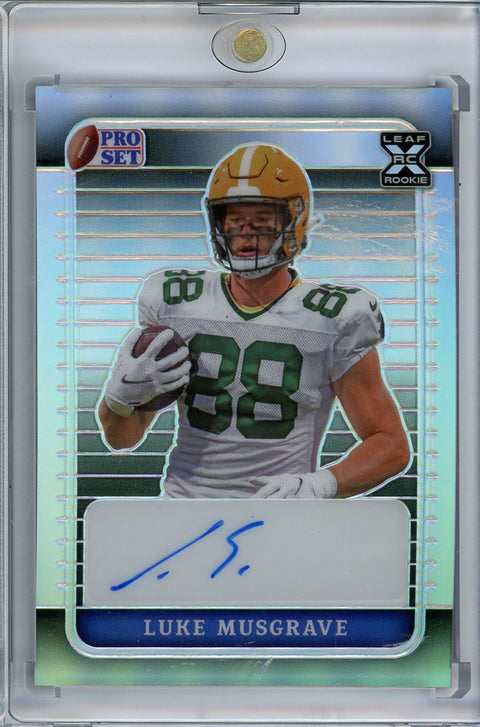 2023 Leaf #PA-LM1 Luke Musgrave Rookie Auto /25