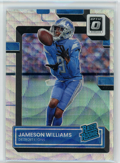 2022 Donruss Optic #208 Jameson Williams Silver Wave Prizm /300