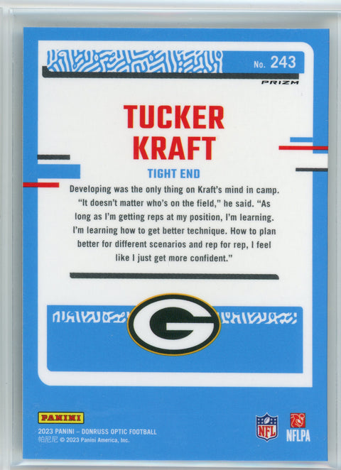2023 Donruss Optic #243 Tucker Kraft Rocket Ship Prizm
