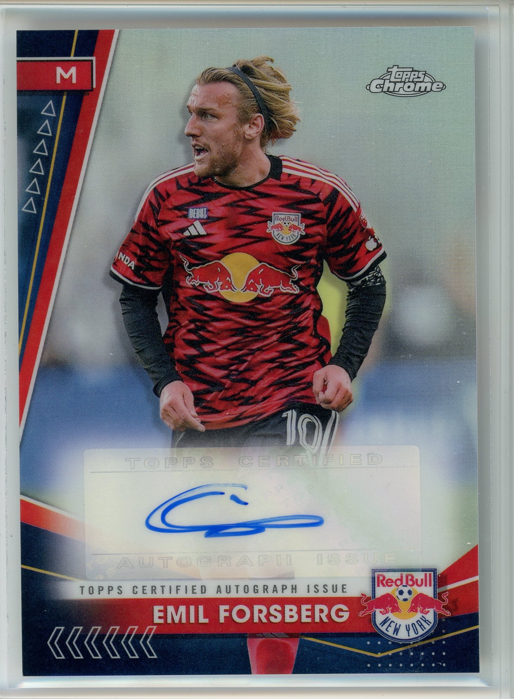 2023 Topps Chrome #CA-EF Emil Forsberg Redbull Auto
