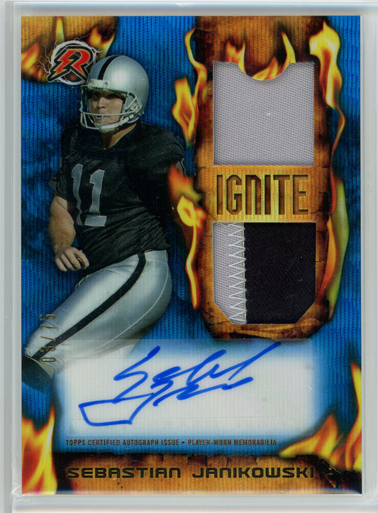 2024 Topps Composite #RIRPA-SJ Sebastian Janikowski Resurgence Ignite Auto /75