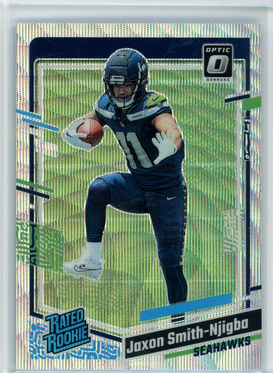 2023 Donruss Optic #293 Jaxon Smith-Njigba Wave #/300