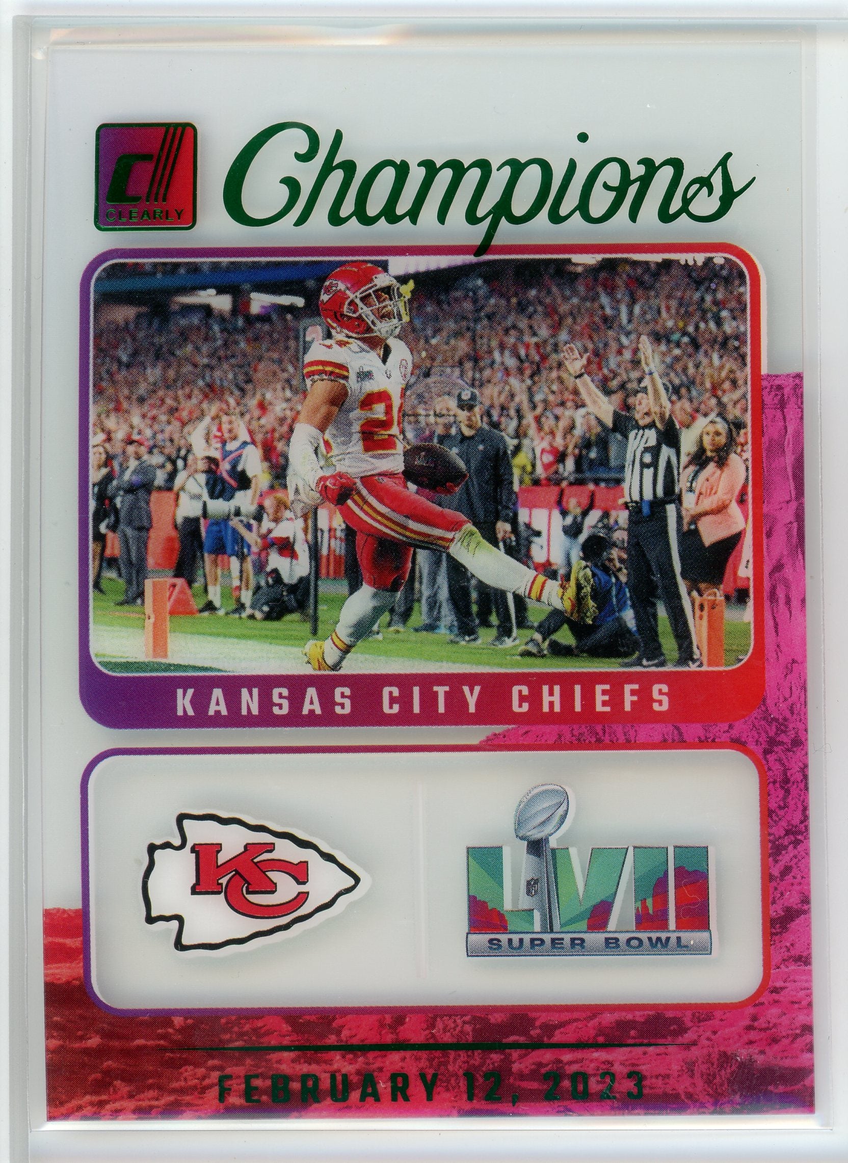 2023 Clearly Donruss #11 Kansas City Chief Champions