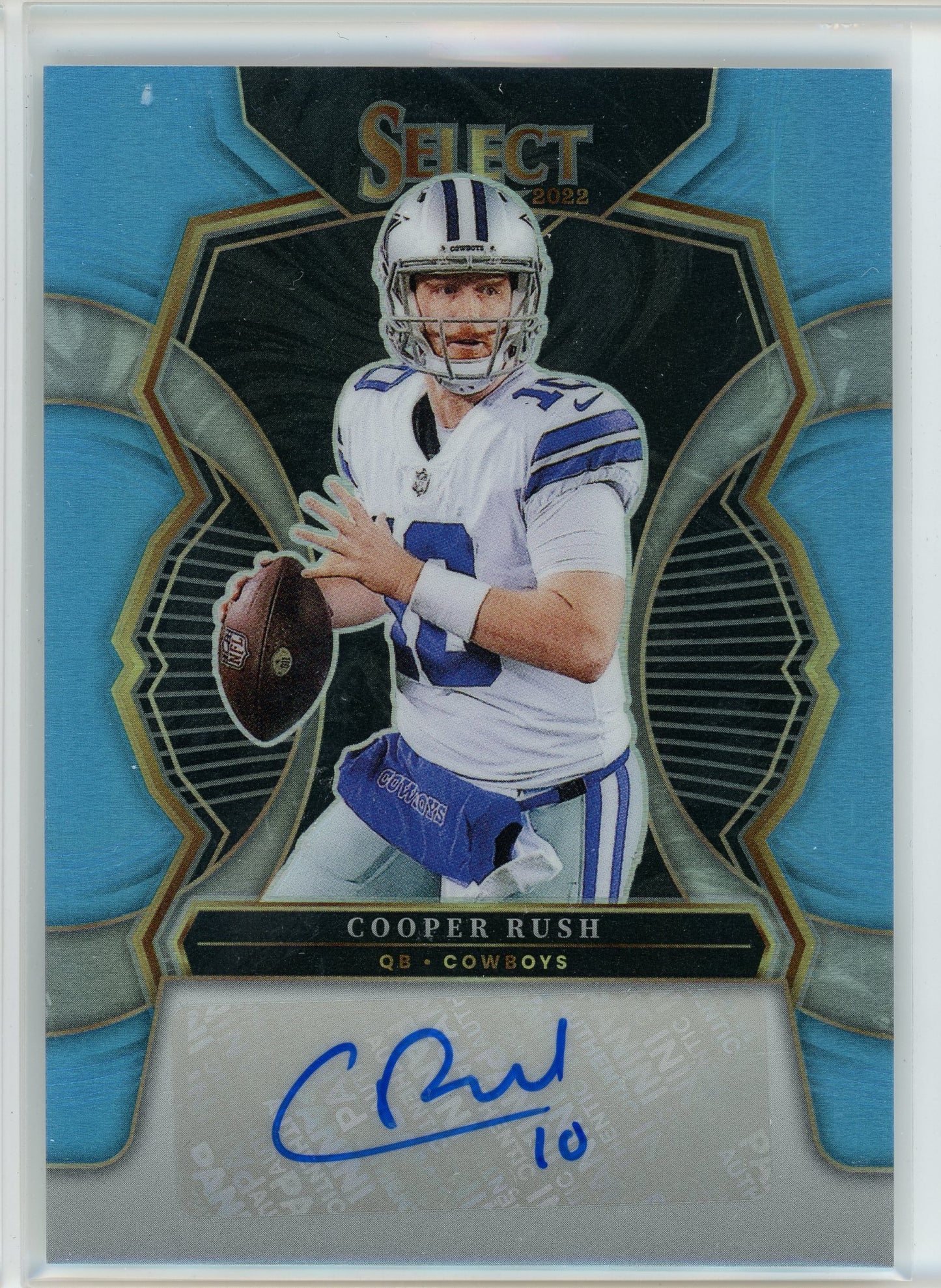 2022 Panini Select #SIP-CR Cooper Rush Light Blue Prizm /35