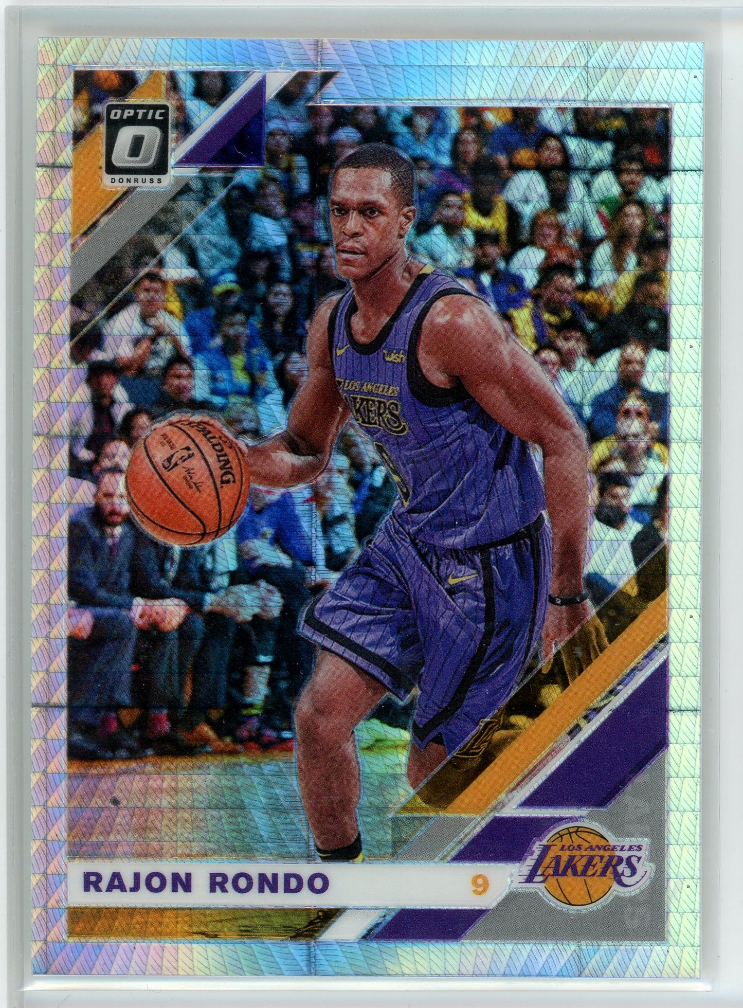 2019-20 Donruss Optic #100 Rajon Rondo Hyper Prizm