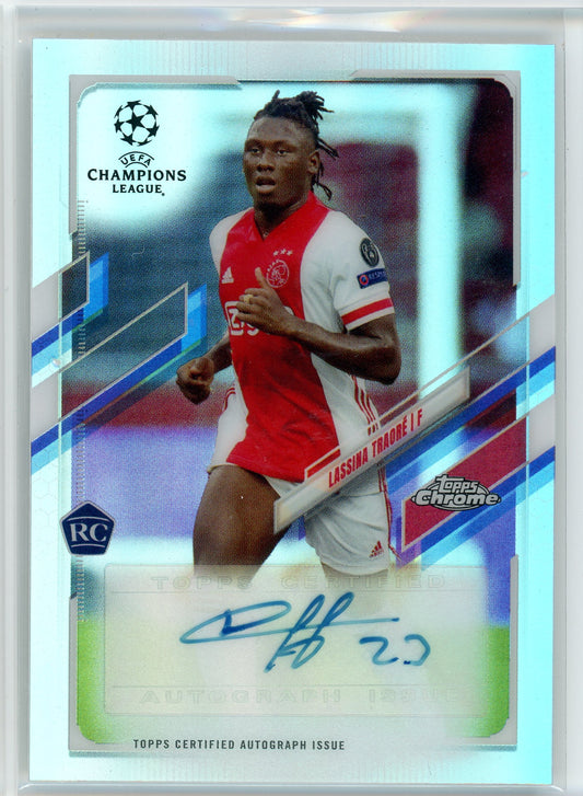 2021 Topps Chrome #CA-LT Lassina Traoré Holo Auto