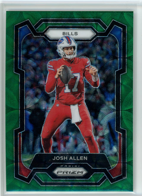 2023 Panini Prizm #32 Josh Allen Green Scope #/75