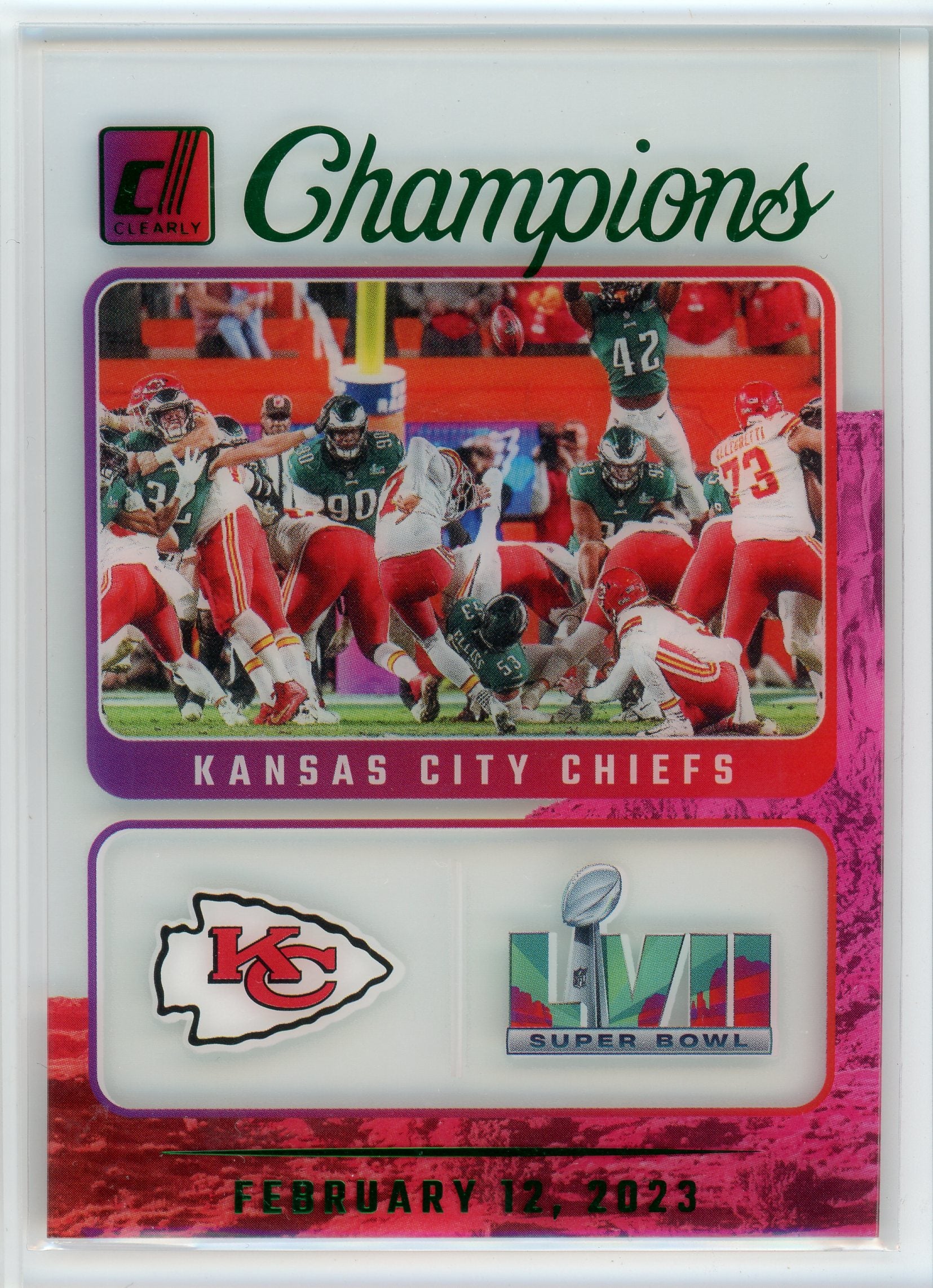 2023 Clearly Donruss #8 Kansas City Chiefs