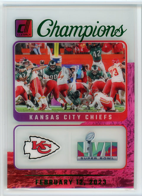 2023 Clearly Donruss #8 Kansas City Chiefs