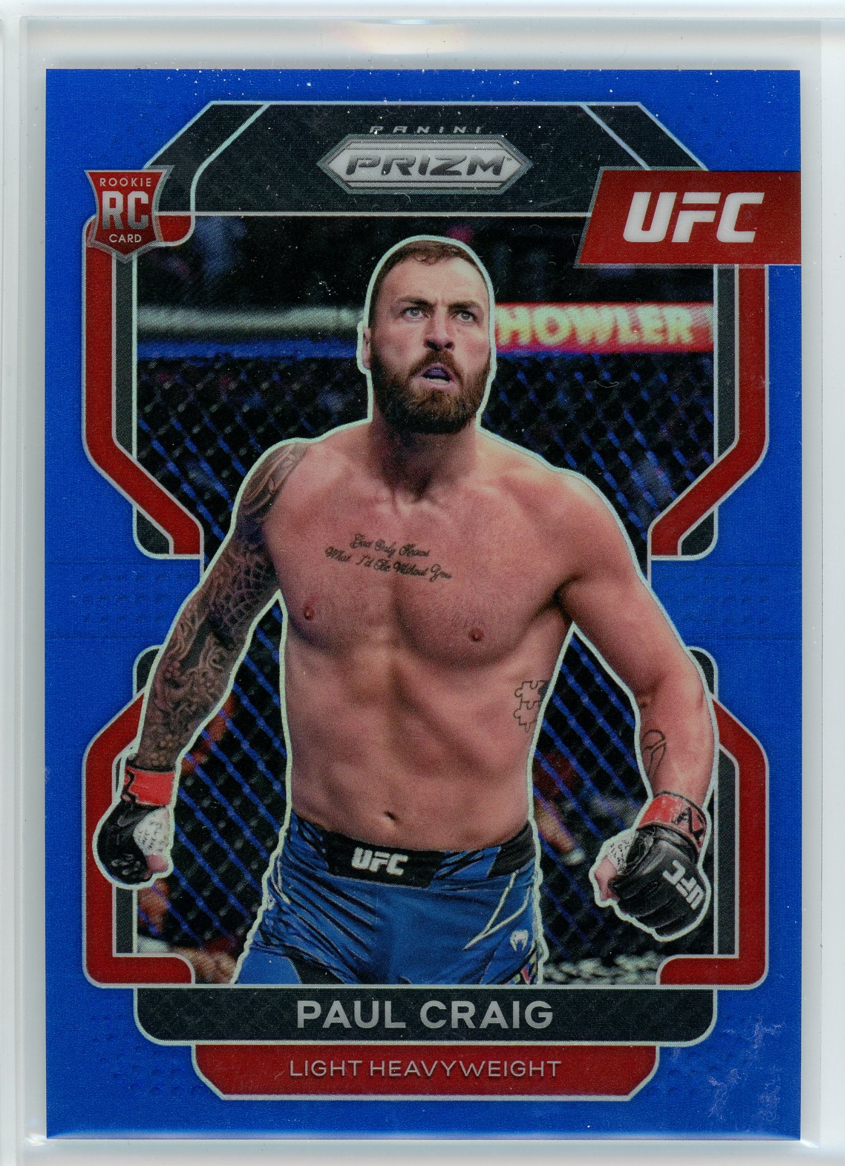 2021 Panini Prizm UFC #170 Paul Craig Blue Prizms /199