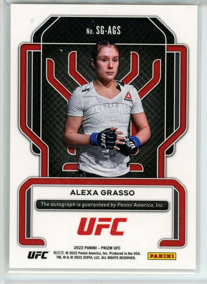 2022 Panini Prizm UFC #SG-AGS Alexa Grasso Signatures