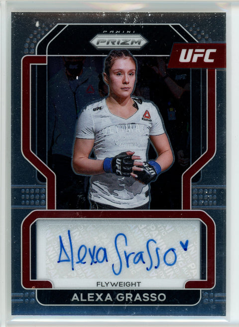 2022 Panini Prizm UFC #SG-AGS Alexa Grasso Signatures