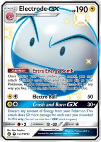 pokemon Hidden Fates: Shiny Vault Electrode GX