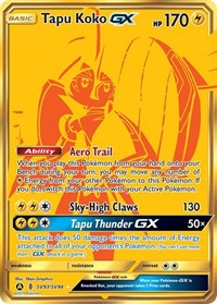 pokemon Hidden Fates: Shiny Vault Tapu Koko GX
