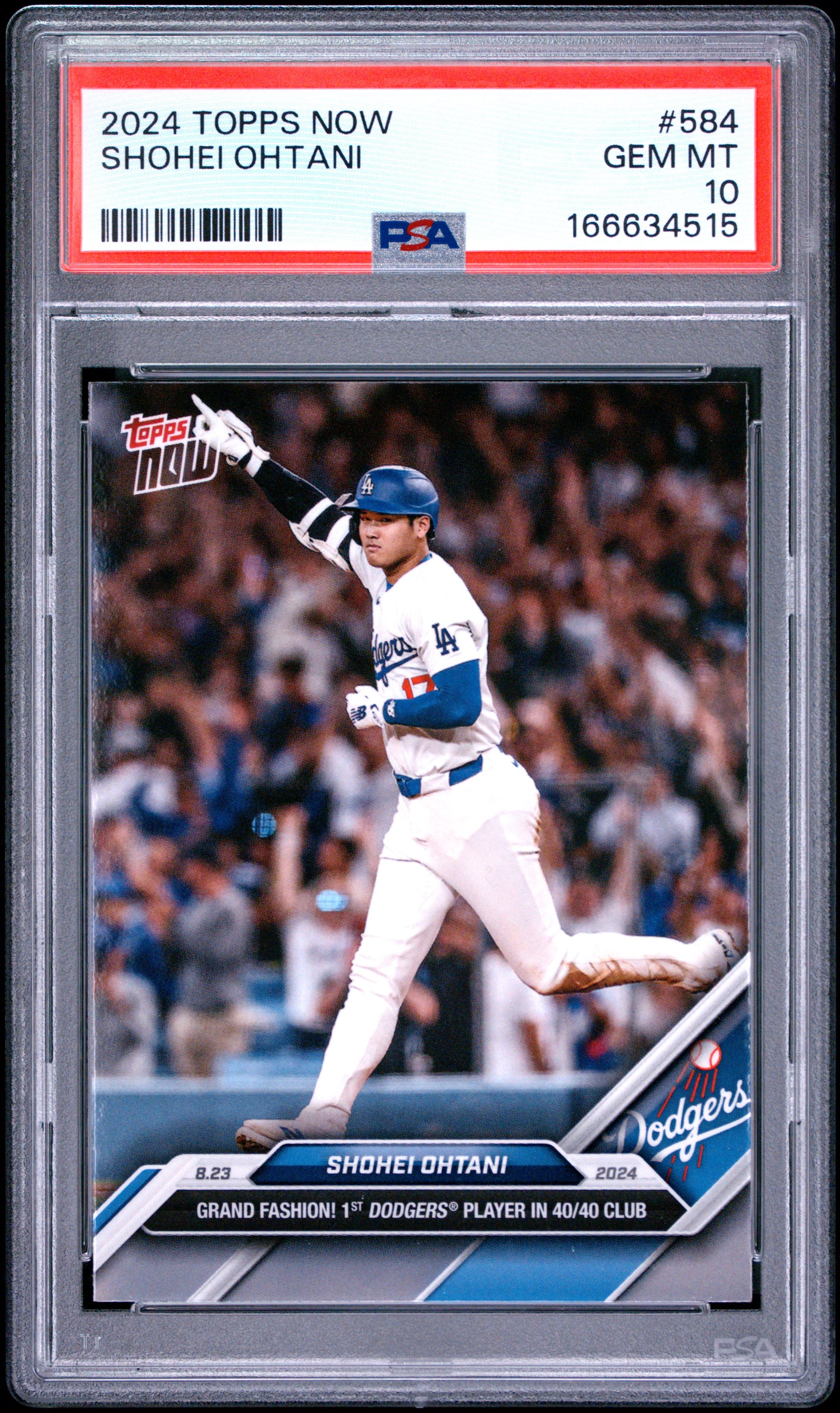 2024 TOPPS NOW SHOHEI OHTANI #584 PSA 10