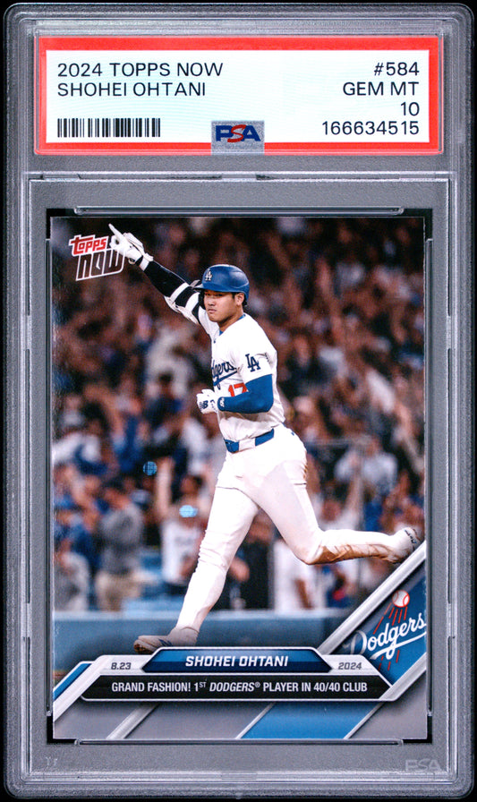 2024 TOPPS NOW SHOHEI OHTANI #584 PSA 10