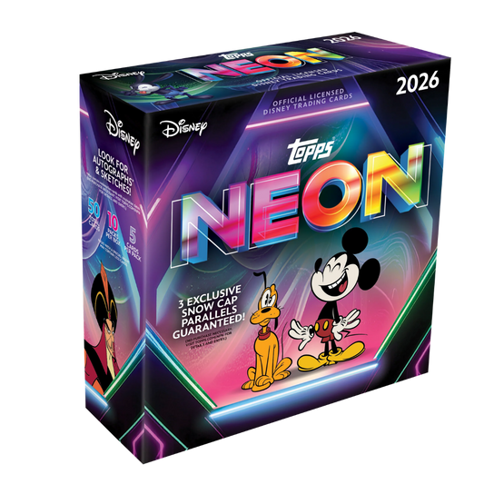 2026 Topps Disney Neon Trading Card Mega Box