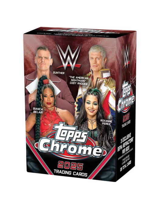 2025 Topps Chrome WWE Blaster Box